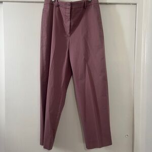 Theory Light Purple Crop Slacks 4